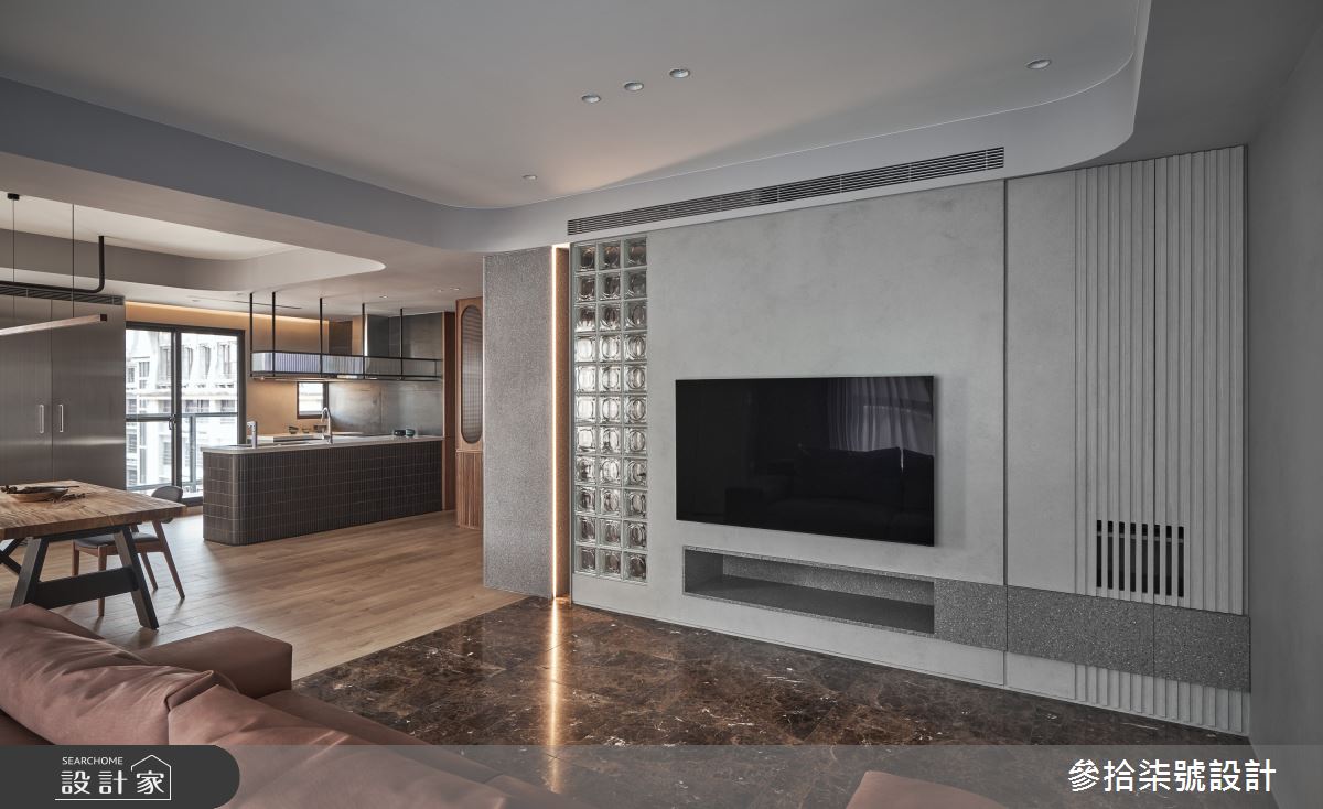 35坪老屋(31~40年)＿台式復古風客廳餐廳廚房中島案例圖片＿參拾柒號設計＿參拾柒號_24之4