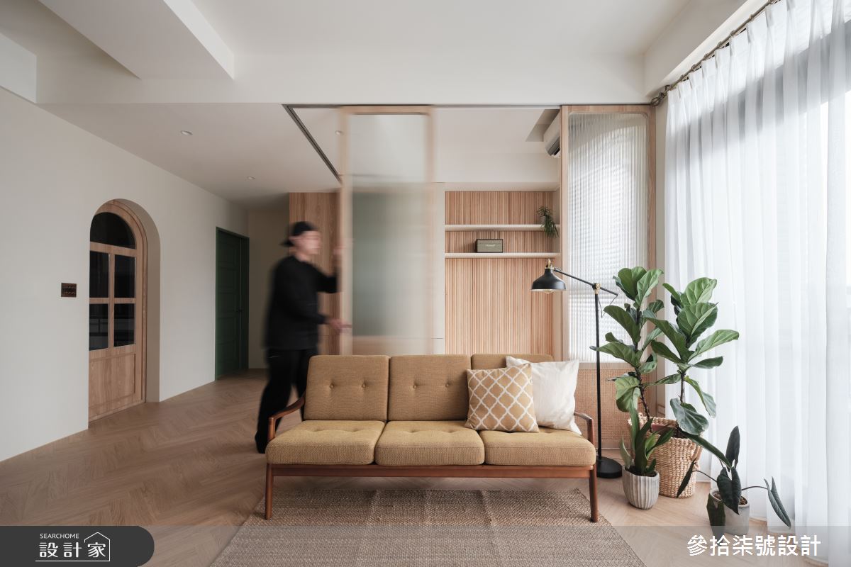25坪新成屋(5年以下)＿波希米亞風客廳書房多功能室案例圖片＿參拾柒號設計＿參拾柒號_25之6