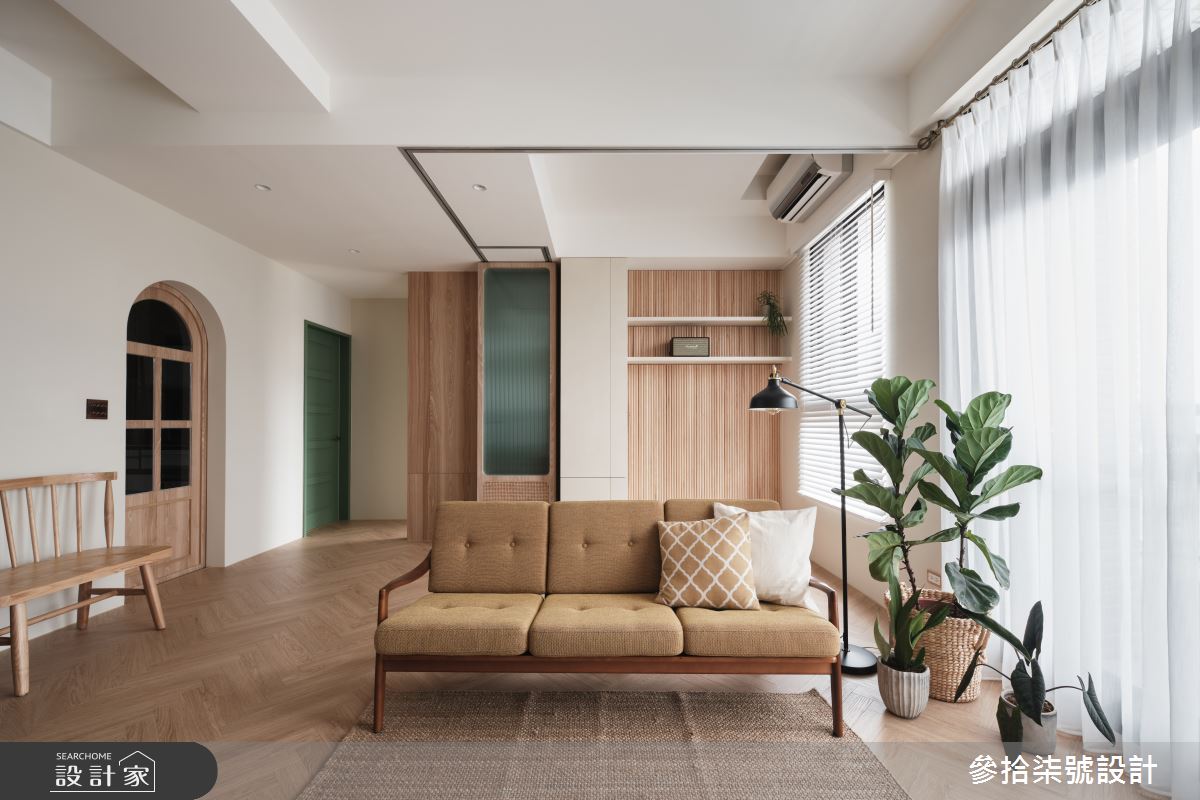 25坪新成屋(5年以下)＿波希米亞風客廳書房多功能室案例圖片＿參拾柒號設計＿參拾柒號_25之7
