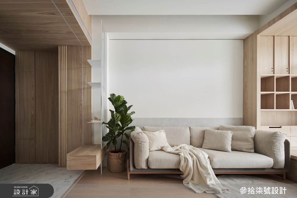 18坪毛胚屋＿日式無印風玄關客廳案例圖片＿參拾柒號設計＿參拾柒號_26之5