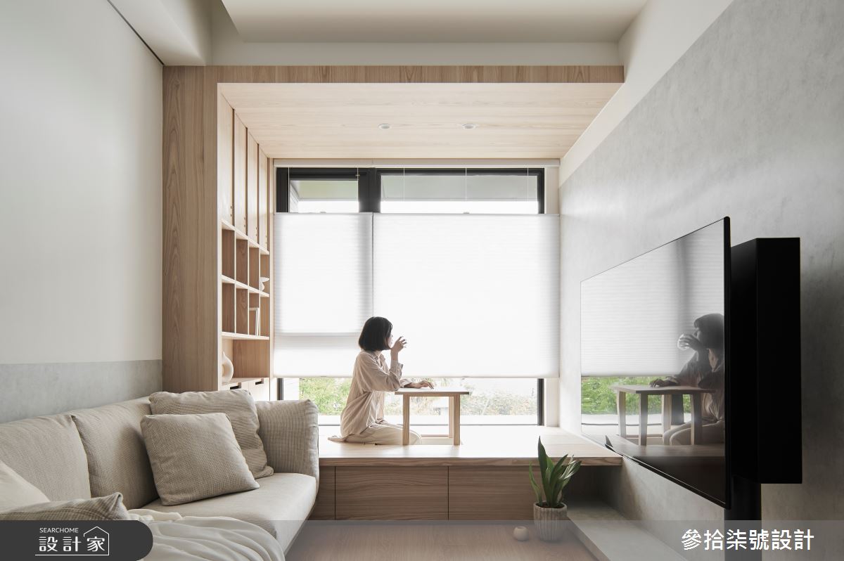 18坪毛胚屋＿日式無印風客廳臥榻案例圖片＿參拾柒號設計＿參拾柒號_26之7