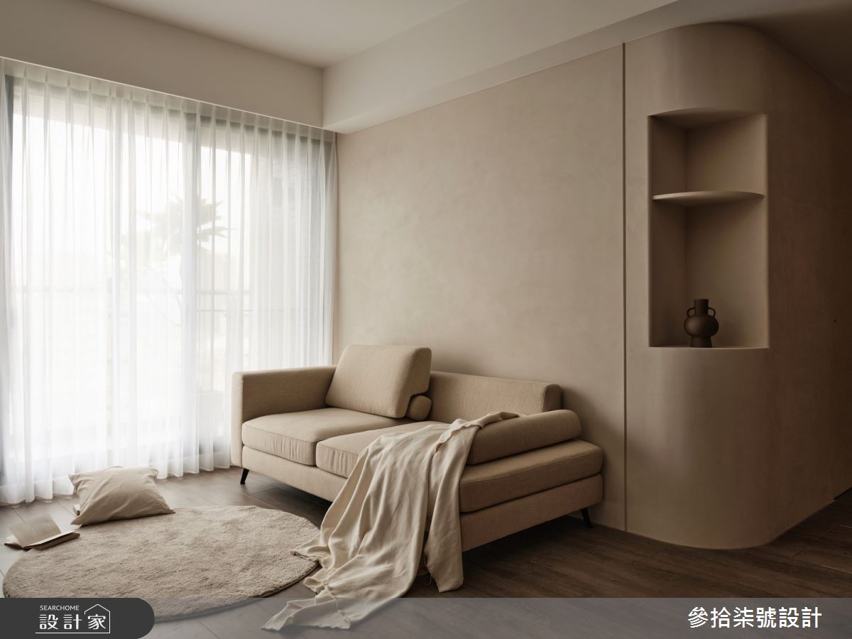 20坪毛胚屋＿侘寂風客廳案例圖片＿參拾柒號設計＿參拾柒號_28之8