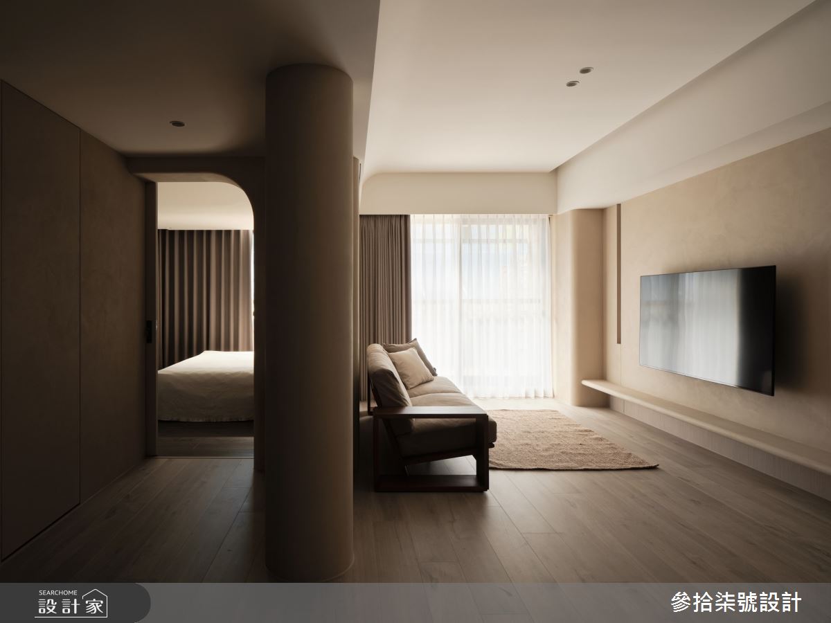 18坪中古屋(5~15年)＿人文禪風客廳臥室案例圖片＿參拾柒號設計＿參拾柒號_33之13