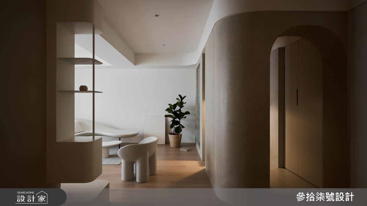 32坪中古屋(5~15年)＿美式風玄關客廳案例圖片＿參拾柒號設計＿參拾柒號_34之1