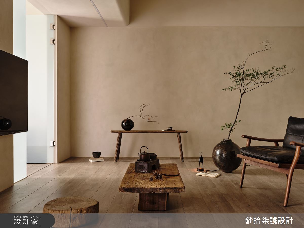 22坪老屋(41~50年)＿侘寂風客廳案例圖片＿參拾柒號設計＿參拾柒號_36之2