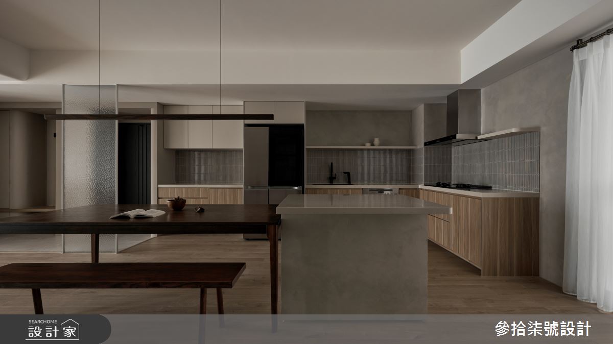 老屋(31~40年)＿北歐風玄關餐廳廚房中島案例圖片＿參拾柒號設計＿參拾柒號_39之9