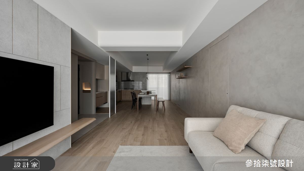 老屋(31~40年)＿北歐風客廳餐廳廚房中島案例圖片＿參拾柒號設計＿參拾柒號_39之4