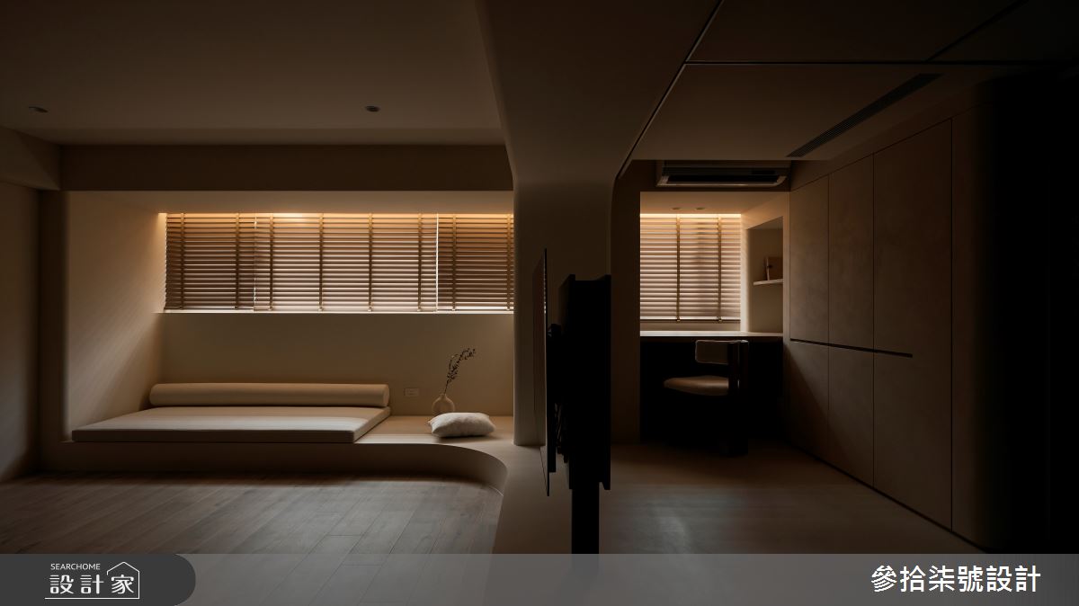 28坪老屋(31~40年)＿奶油風客廳書房案例圖片＿參拾柒號設計＿參拾柒號_41之17