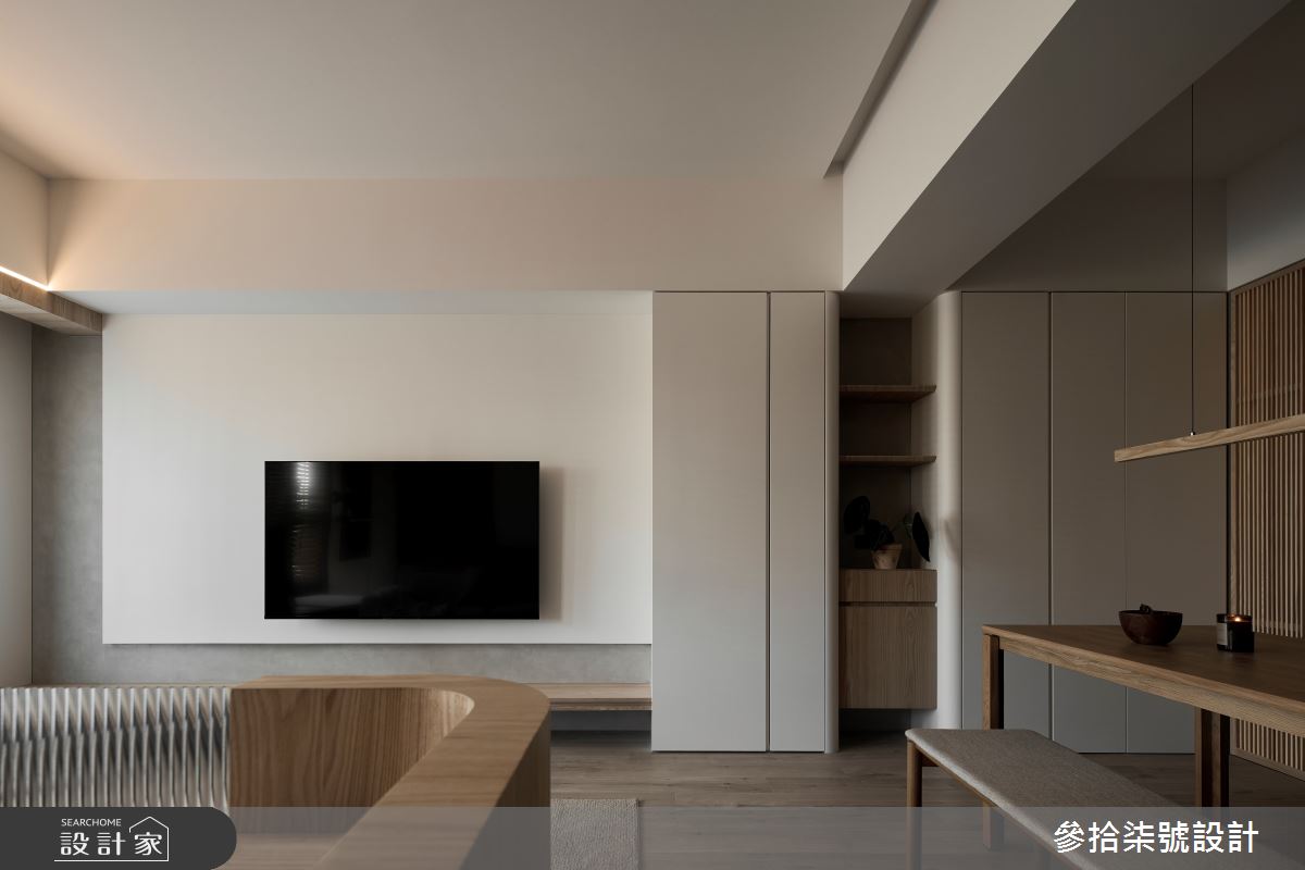25坪新成屋(5年以下)＿日式無印風客廳餐廳書房案例圖片＿參拾柒號設計＿參拾柒號_43之11