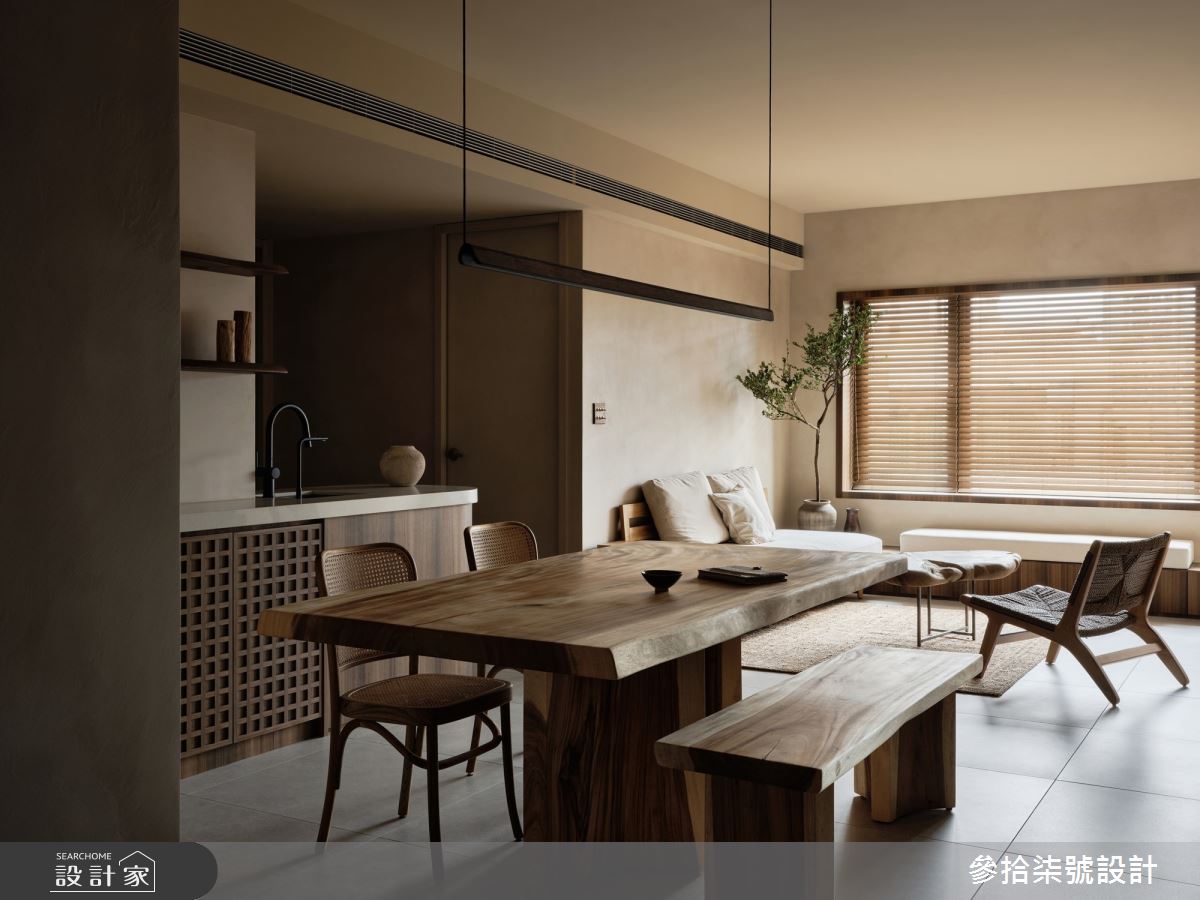 30坪新成屋(5年以下)＿侘寂風客廳餐廳案例圖片＿參拾柒號設計＿參拾柒號_44之3