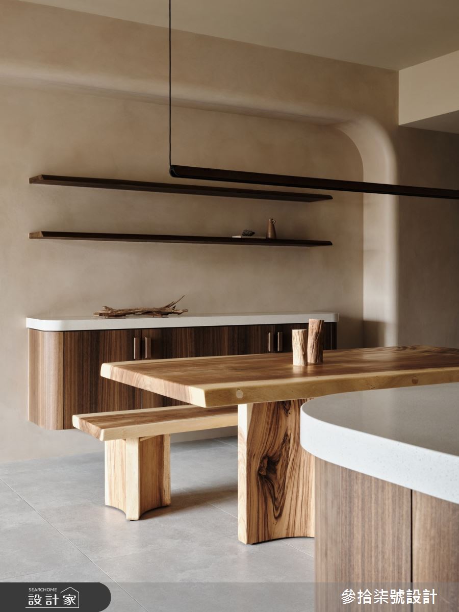 30坪新成屋(5年以下)＿侘寂風餐廳中島案例圖片＿參拾柒號設計＿參拾柒號_44之7