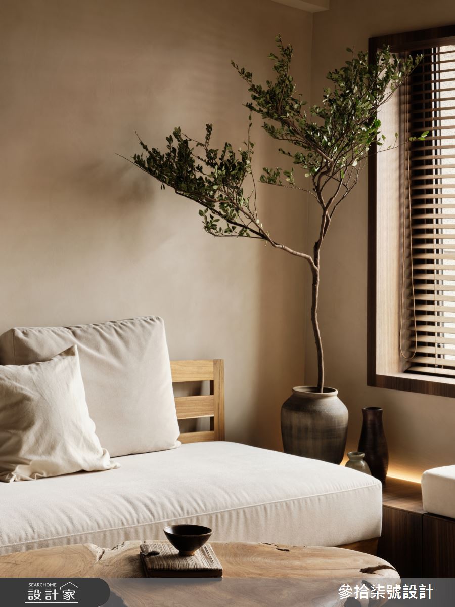 30坪新成屋(5年以下)＿侘寂風客廳案例圖片＿參拾柒號設計＿參拾柒號_44之17