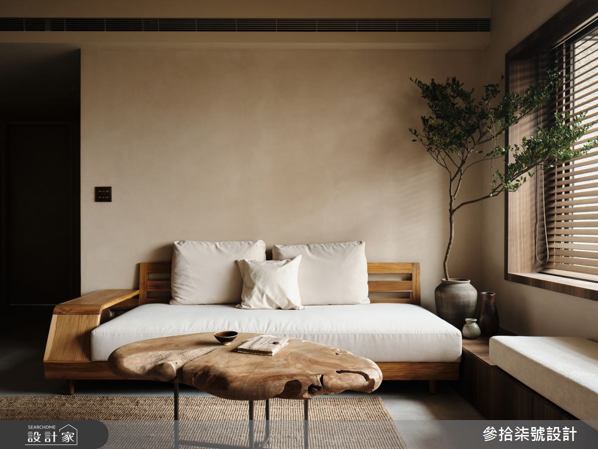 30坪新成屋(5年以下)＿侘寂風客廳案例圖片＿參拾柒號設計＿參拾柒號_44之16