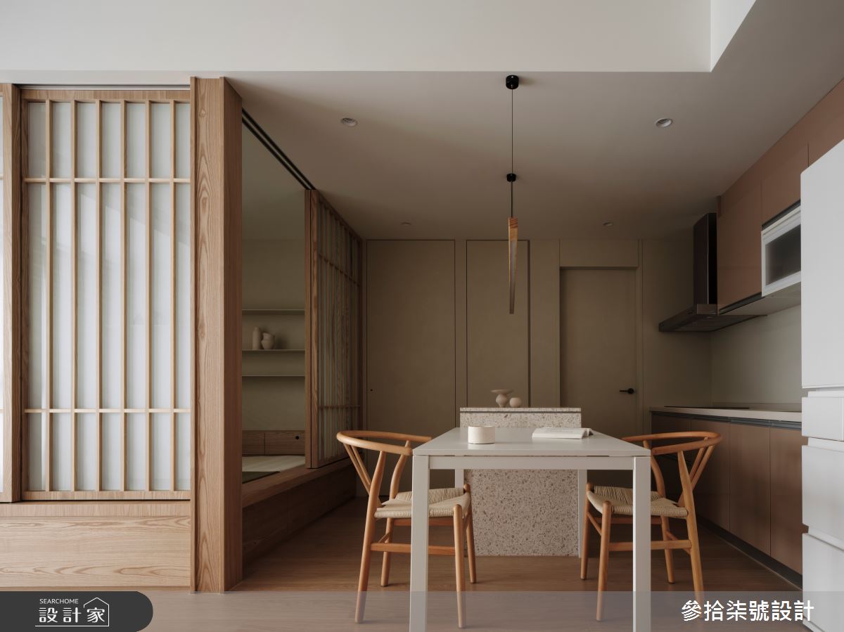 16坪新成屋(5年以下)＿日式風餐廳廚房中島案例圖片＿參拾柒號設計＿參拾柒號_46之9