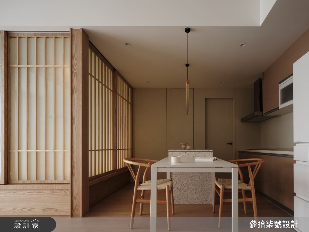 16坪新成屋(5年以下)＿日式風餐廳廚房中島案例圖片＿參拾柒號設計＿參拾柒號_46之8