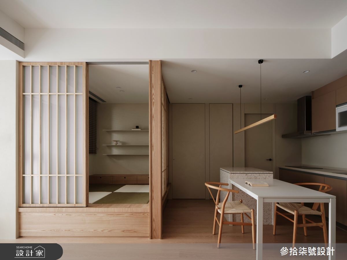 16坪新成屋(5年以下)＿日式風餐廳廚房和室中島案例圖片＿參拾柒號設計＿參拾柒號_46之10