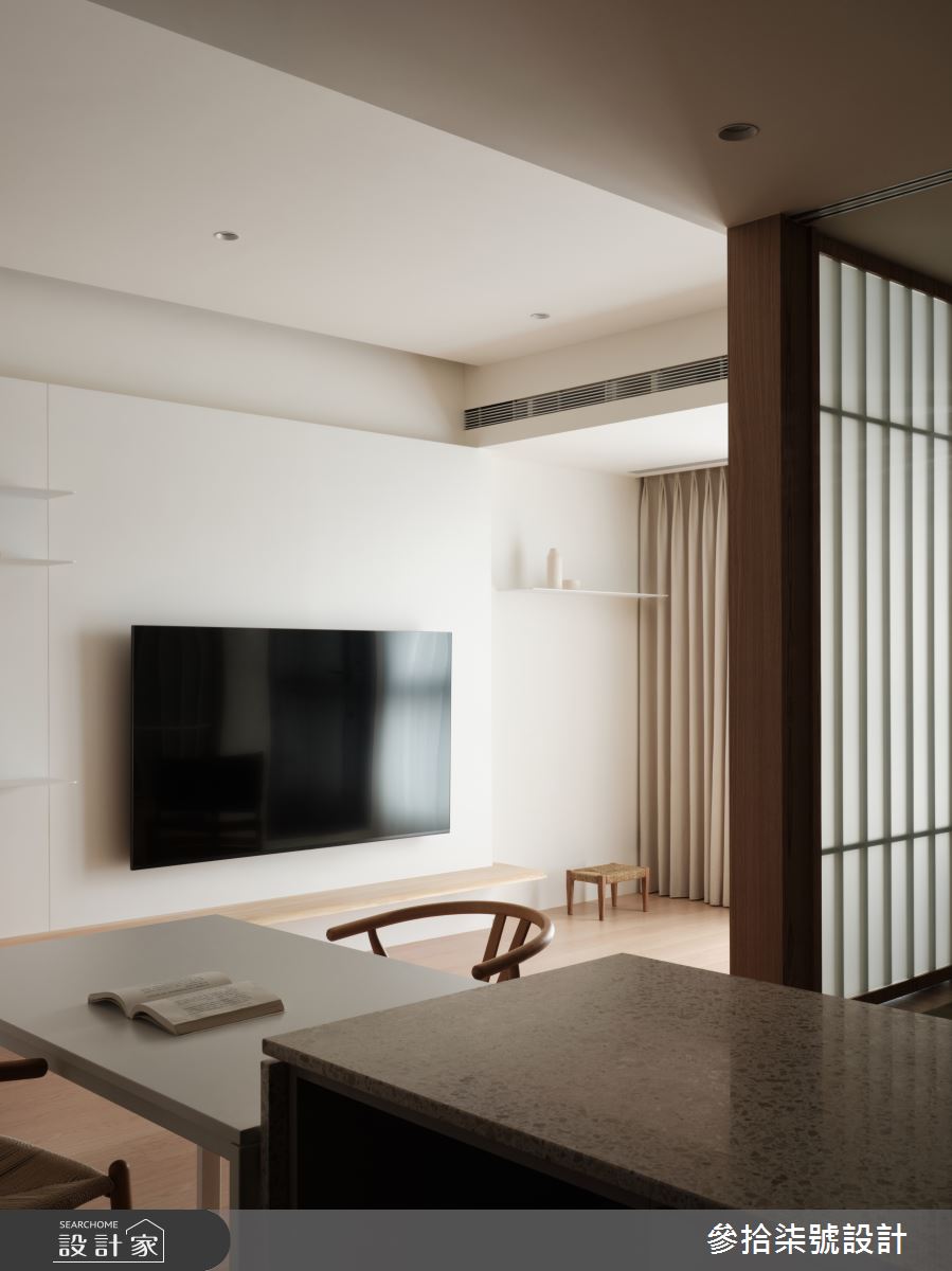 16坪新成屋(5年以下)＿日式風客廳餐廳中島案例圖片＿參拾柒號設計＿參拾柒號_46之11