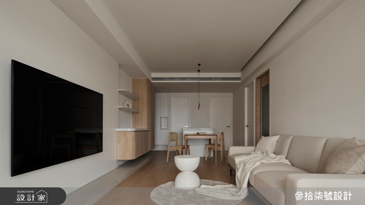 25坪新成屋(5年以下)＿日式風客廳餐廳中島案例圖片＿參拾柒號設計＿參拾柒號_47之9