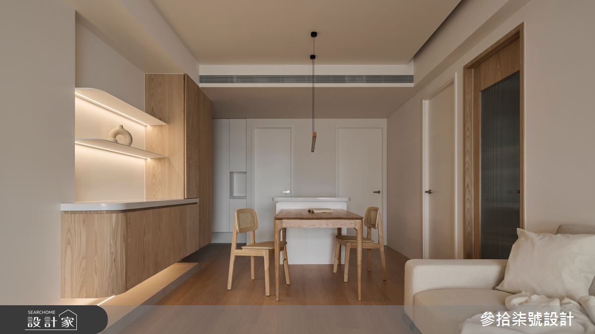 25坪新成屋(5年以下)＿日式風客廳餐廳中島案例圖片＿參拾柒號設計＿參拾柒號_47之4