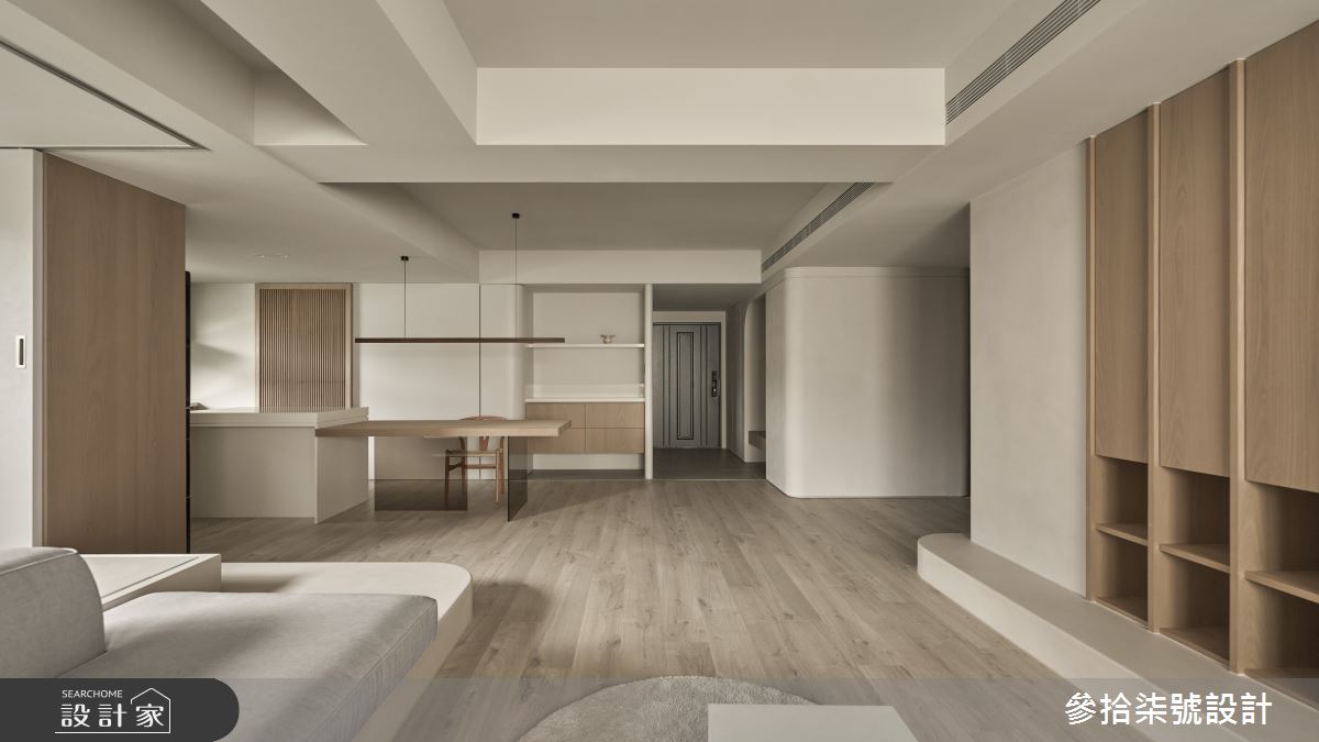 40坪老屋(31~40年)＿Japandi風客廳餐廳中島案例圖片＿參拾柒號設計＿參拾柒號_50之21