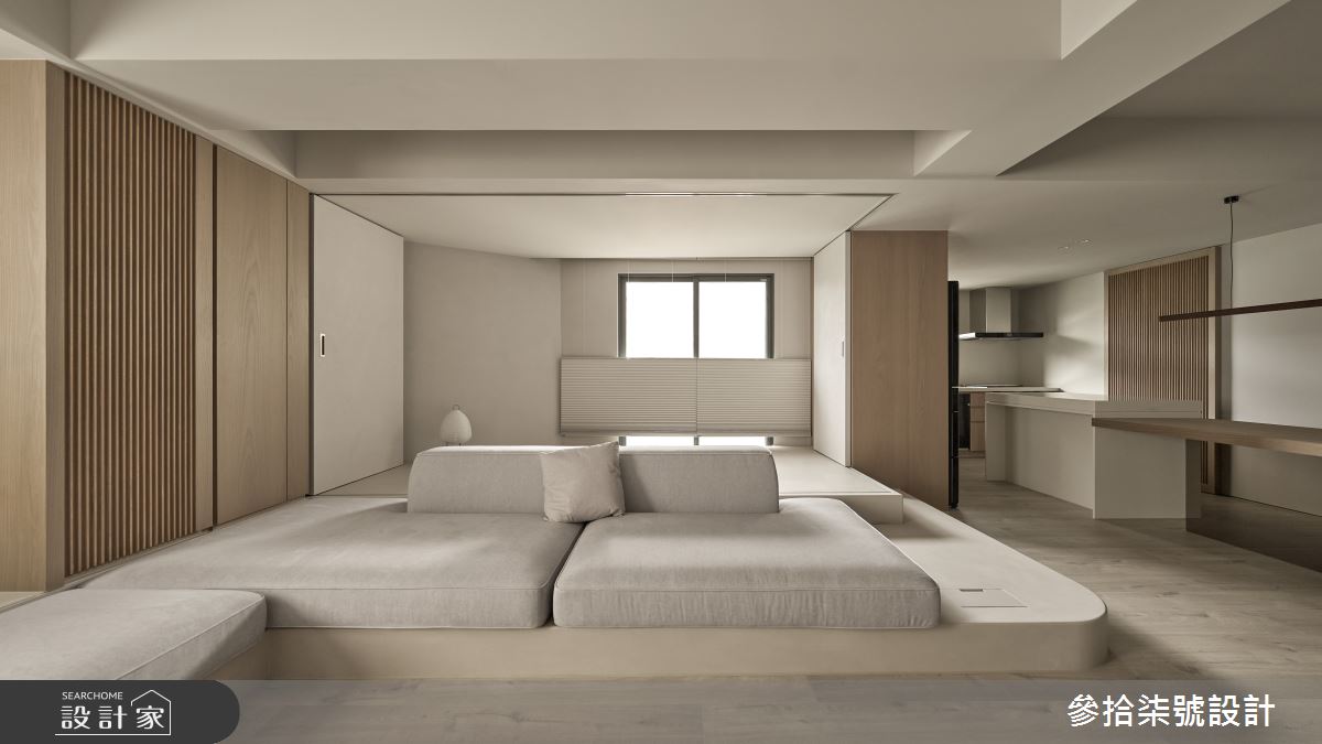 40坪老屋(31~40年)＿Japandi風客廳餐廳廚房多功能室中島案例圖片＿參拾柒號設計＿參拾柒號_50之15