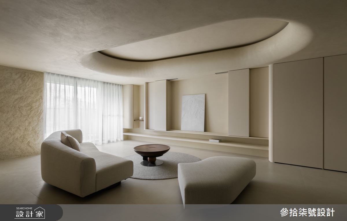 32坪毛胚屋＿北歐風客廳案例圖片＿參拾柒號設計＿參拾柒號_48之7