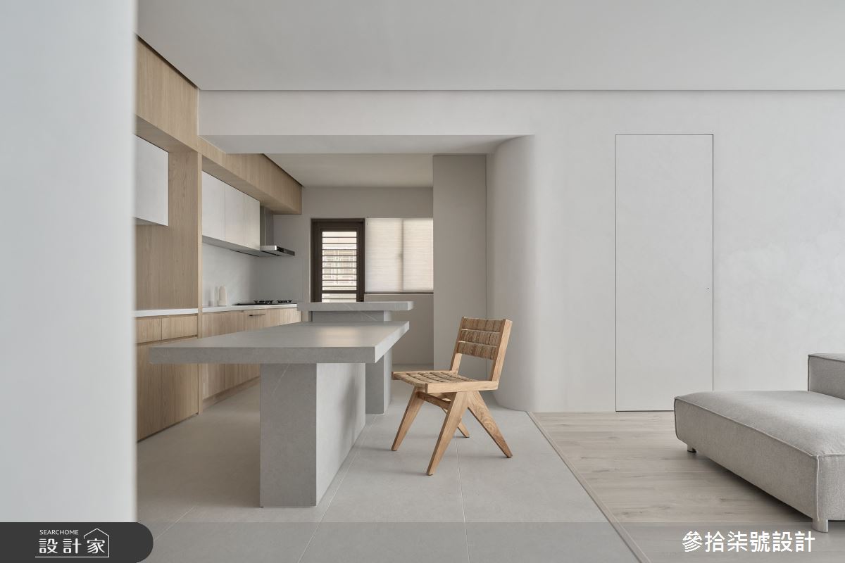 35坪中古屋(5~15年)＿北歐風餐廳廚房中島案例圖片＿參拾柒號設計＿參拾柒號_49之8