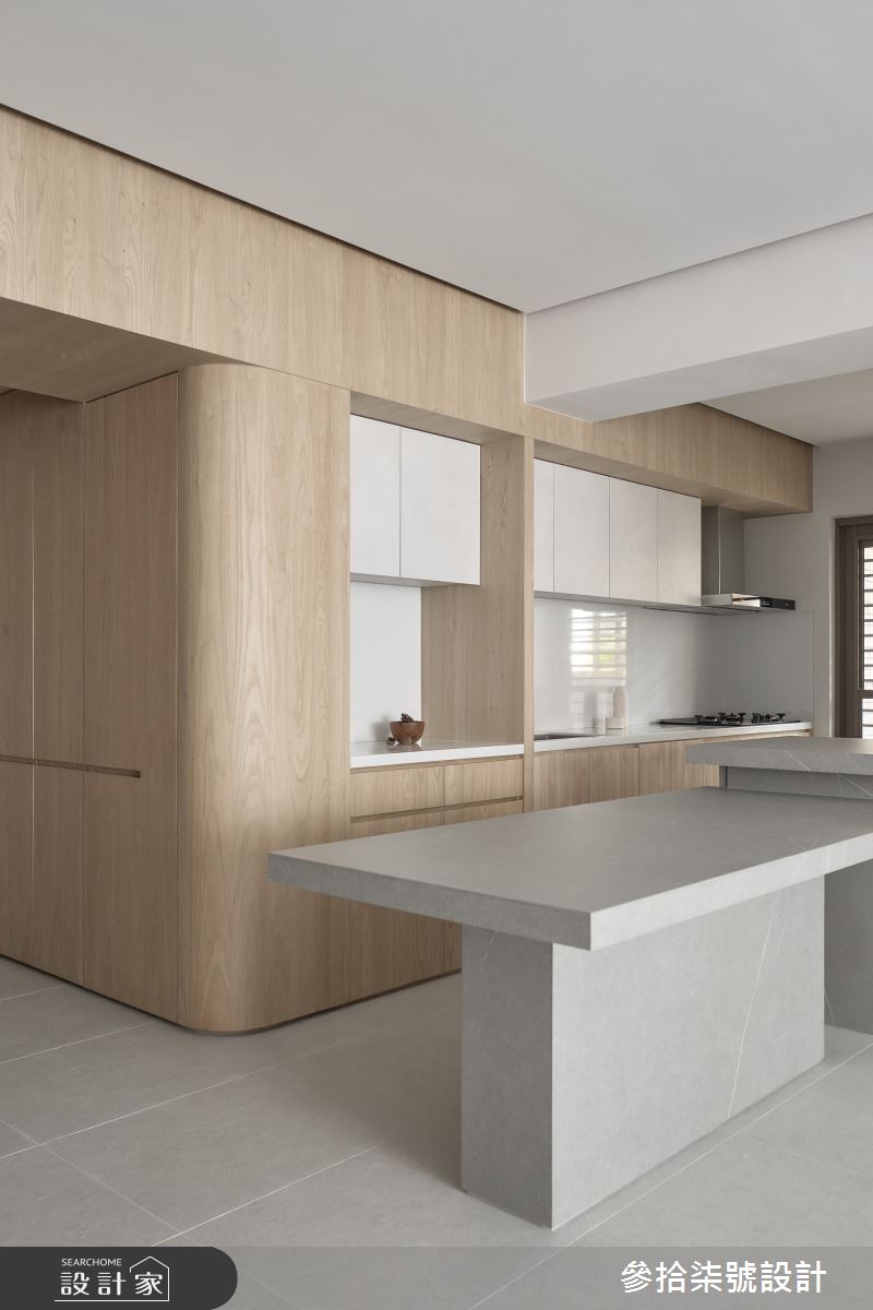 35坪中古屋(5~15年)＿北歐風餐廳廚房中島案例圖片＿參拾柒號設計＿參拾柒號_49之12