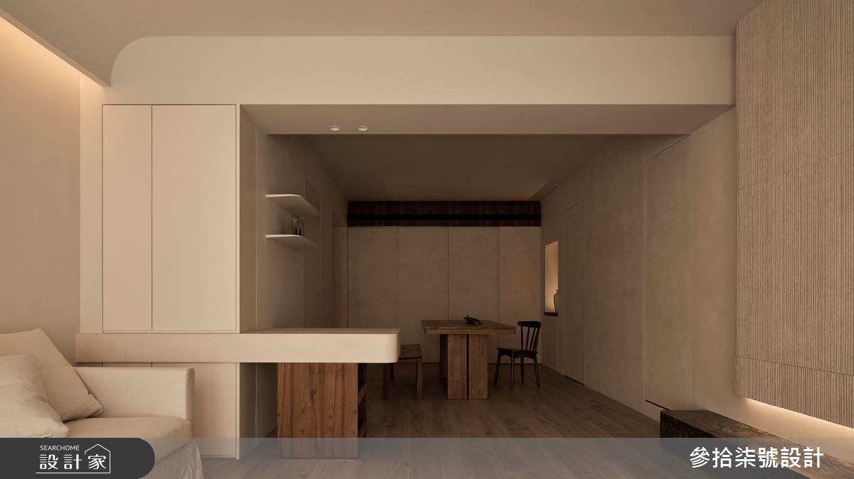 30坪老屋(41~50年)＿侘寂風客廳餐廳案例圖片＿參拾柒號設計＿參拾柒號_53之9