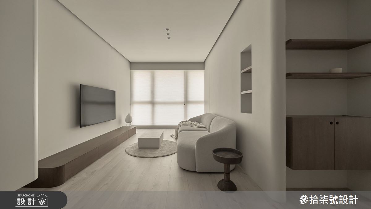 23坪新成屋(5年以下)＿簡約風客廳案例圖片＿參拾柒號設計＿參拾柒號_54之21