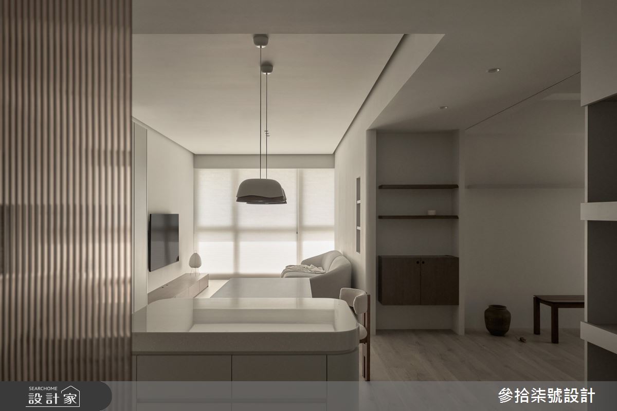23坪新成屋(5年以下)＿簡約風客廳餐廳中島案例圖片＿參拾柒號設計＿參拾柒號_54之29