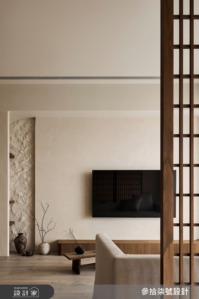 22坪新成屋(5年以下)＿侘寂風客廳案例圖片＿參拾柒號設計＿參拾柒號_55之11