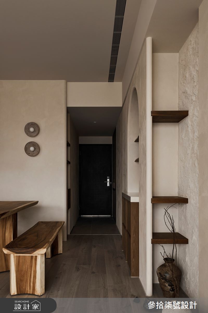 22坪新成屋(5年以下)＿侘寂風玄關餐廳案例圖片＿參拾柒號設計＿參拾柒號_55之2