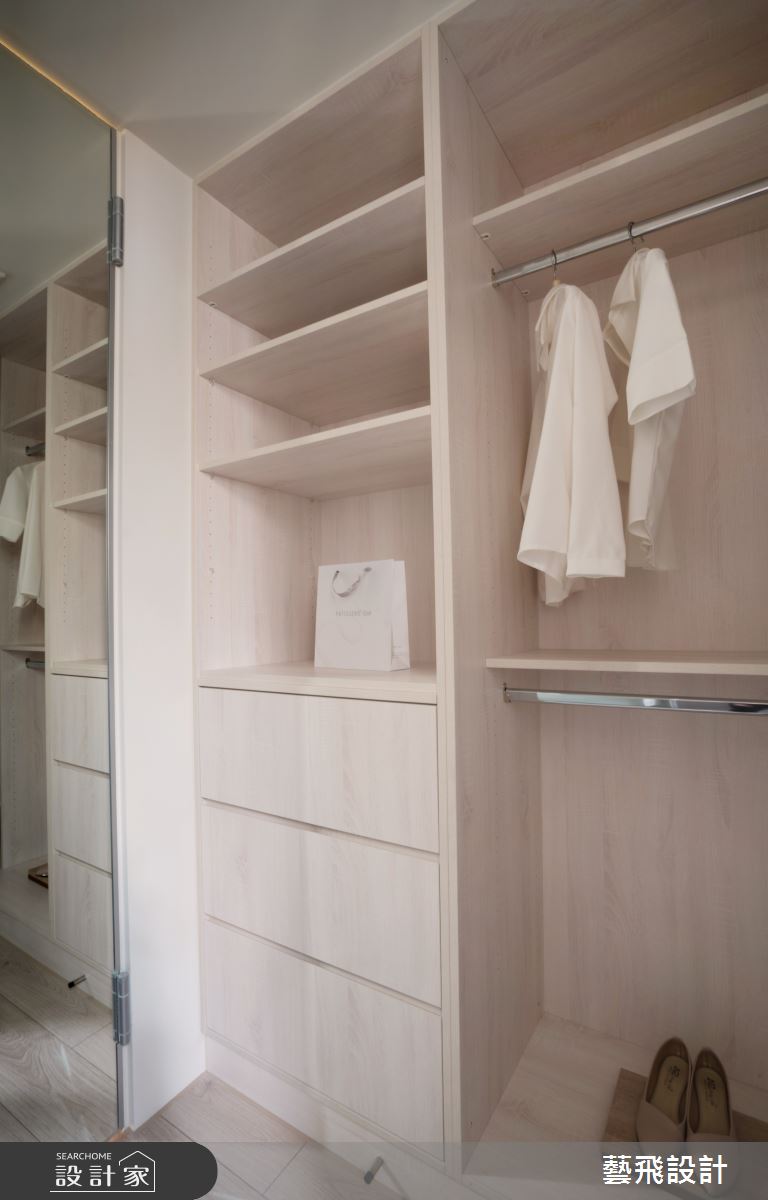 24坪老屋(41~50年)＿北歐風更衣間案例圖片＿藝飛室內設計有限公司＿藝飛_02之9