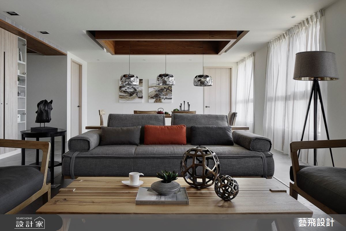 80坪新成屋(5年以下)＿現代風客廳案例圖片＿藝飛室內設計有限公司＿藝飛_05之2