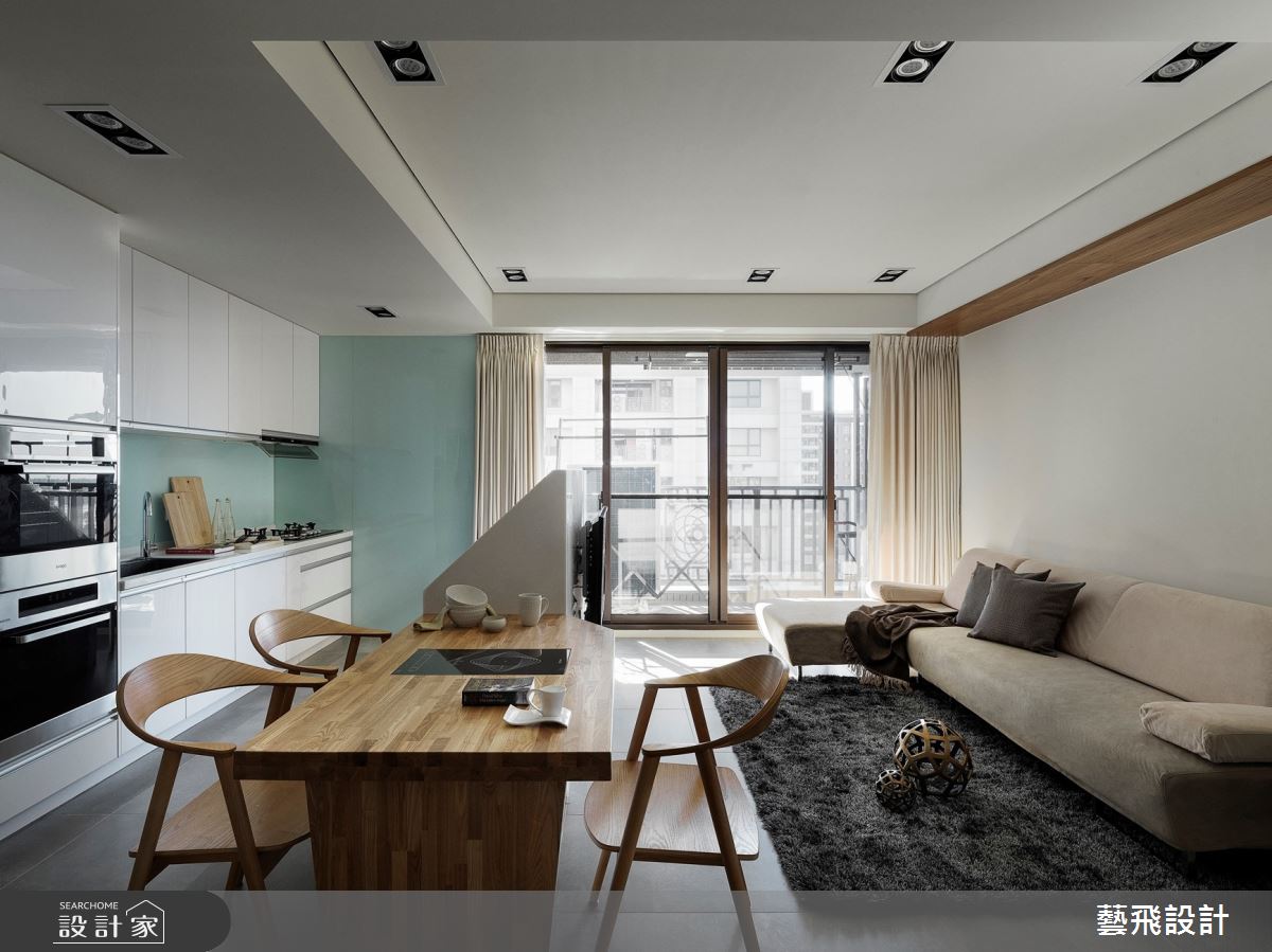 80坪新成屋(5年以下)＿現代風客廳餐廳廚房案例圖片＿藝飛室內設計有限公司＿藝飛_05之6