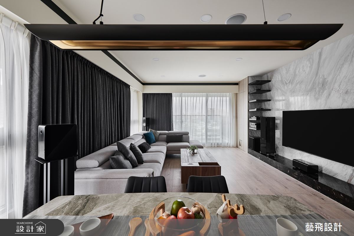 33坪新成屋(5年以下)＿混搭風客廳案例圖片＿藝飛室內設計有限公司＿藝飛_07之9