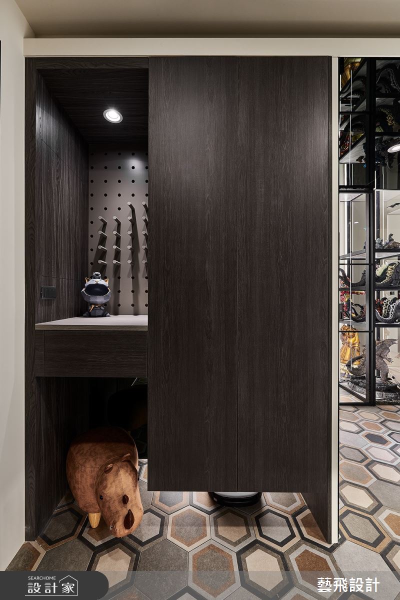 33坪新成屋(5年以下)＿混搭風玄關案例圖片＿藝飛室內設計有限公司＿藝飛_07之1