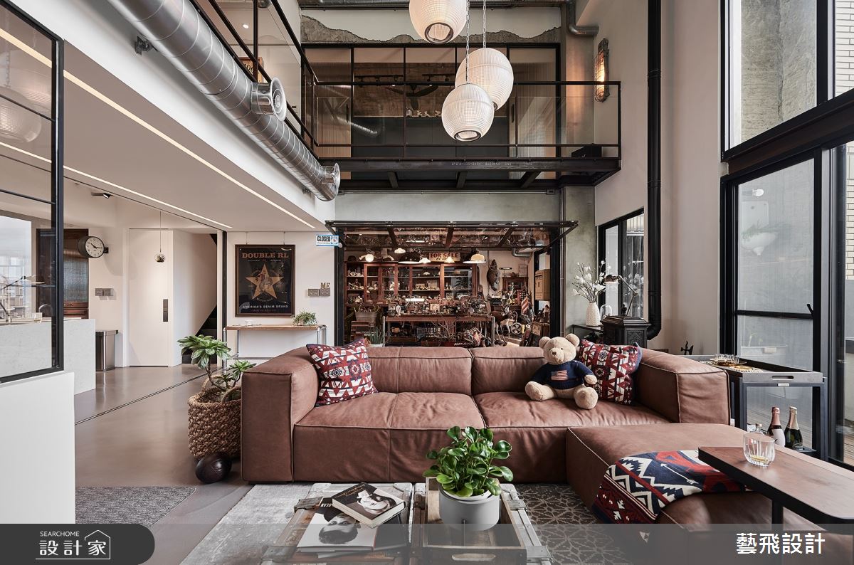 73坪老屋(16~30年)＿工業風客廳案例圖片＿藝飛室內設計有限公司＿藝飛_14之5