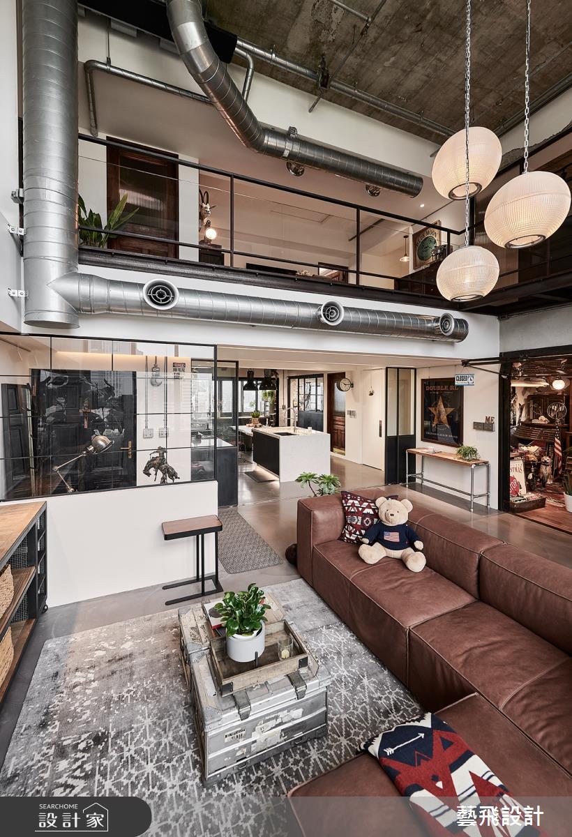 73坪老屋(16~30年)＿工業風客廳案例圖片＿藝飛室內設計有限公司＿藝飛_14之7