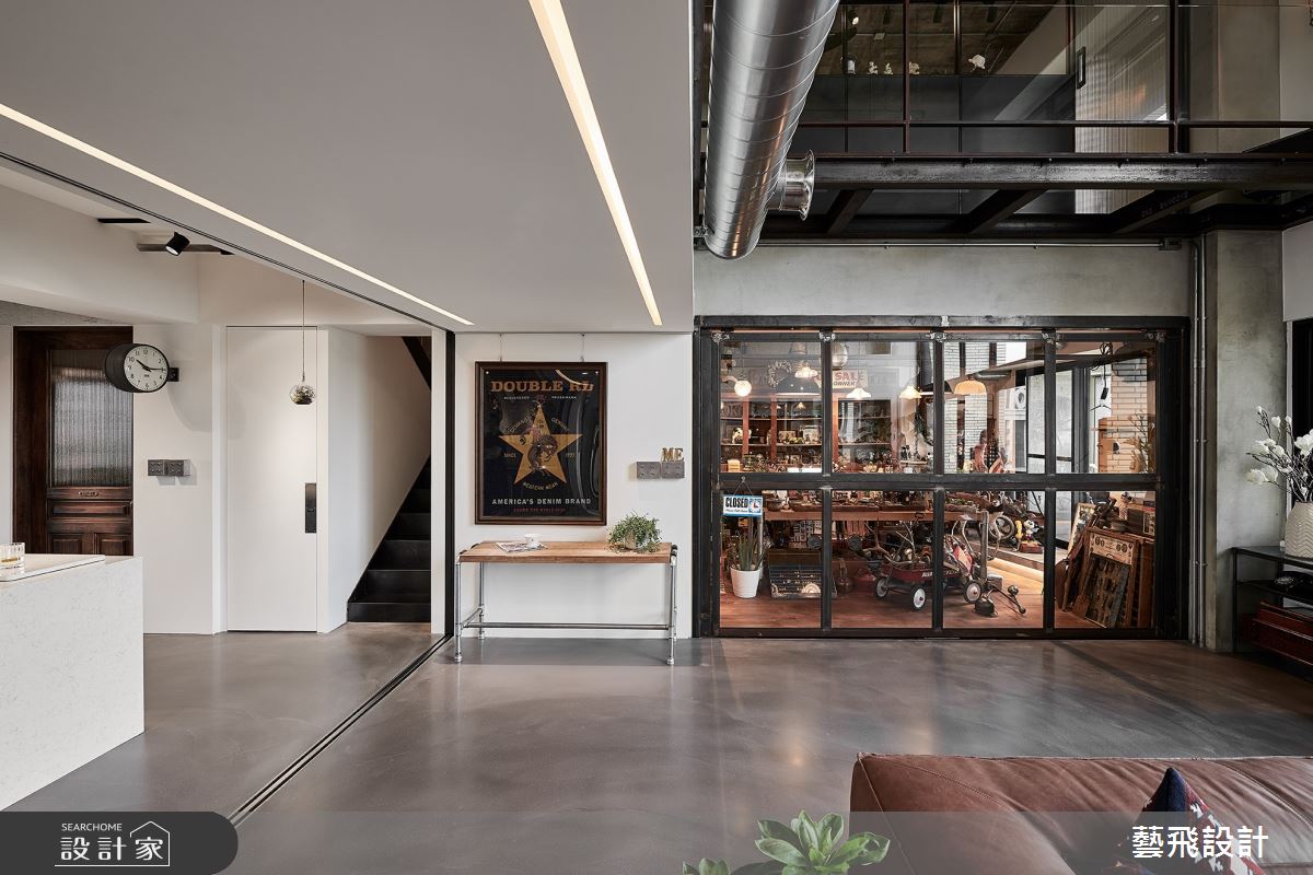 73坪老屋(16~30年)＿工業風客廳案例圖片＿藝飛室內設計有限公司＿藝飛_14之9