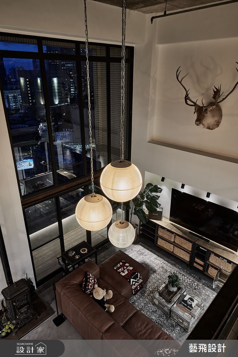 73坪老屋(16~30年)＿工業風客廳案例圖片＿藝飛室內設計有限公司＿藝飛_14之25