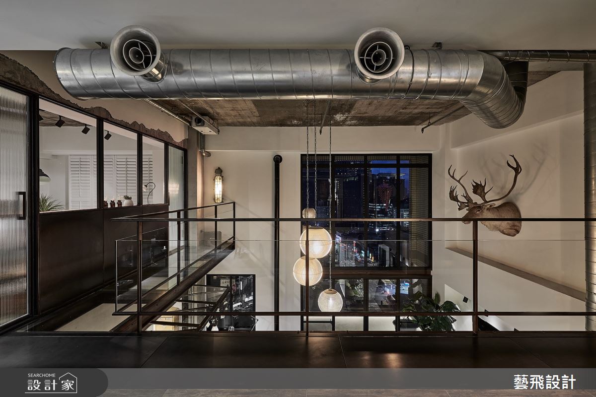 73坪老屋(16~30年)＿工業風樓梯走廊案例圖片＿藝飛室內設計有限公司＿藝飛_14之26