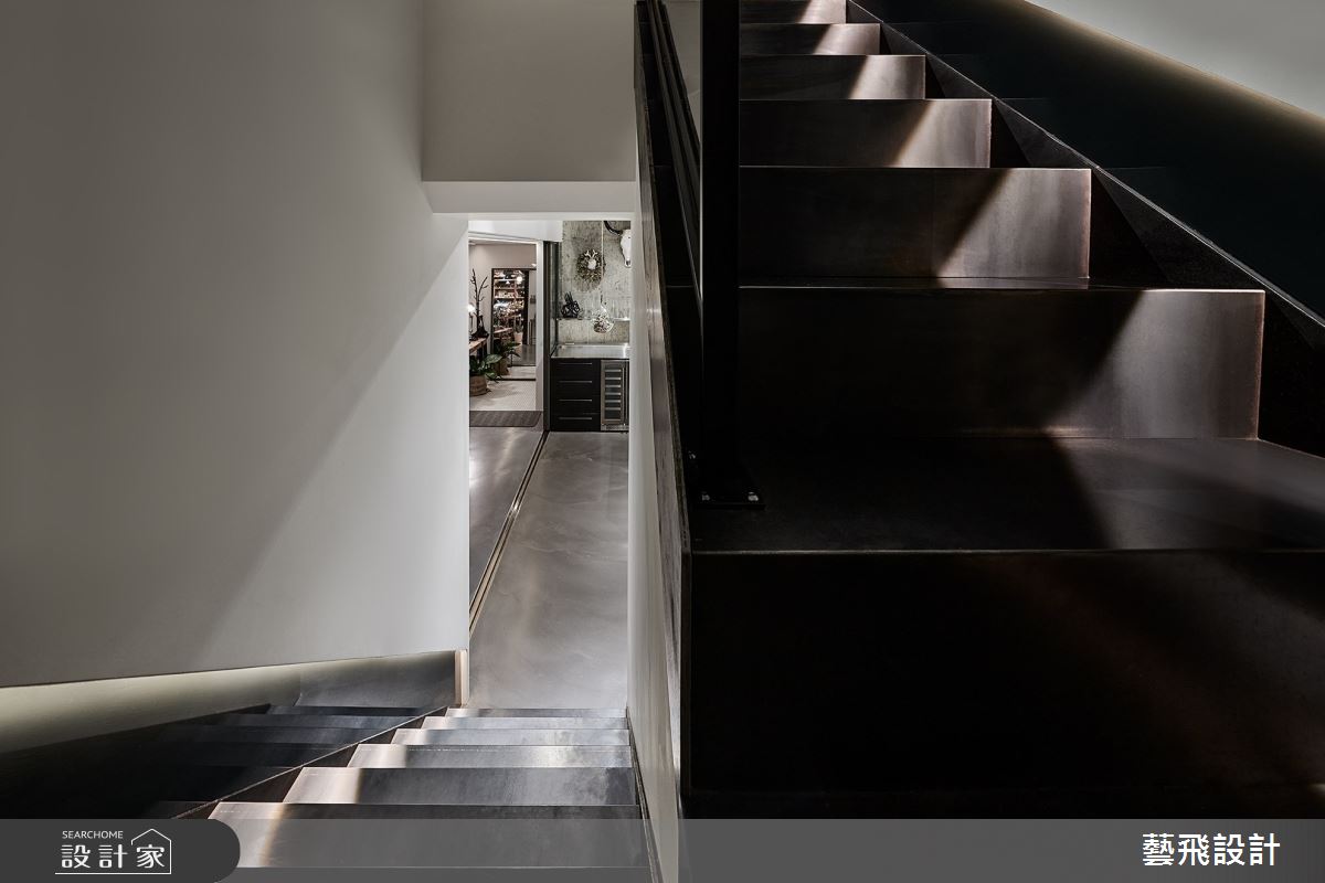 73坪老屋(16~30年)＿工業風樓梯案例圖片＿藝飛室內設計有限公司＿藝飛_14之29