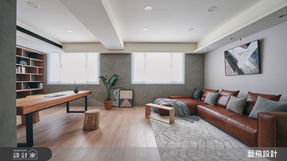 45坪老屋(41~50年)＿北歐風客廳書房案例圖片＿藝飛室內設計有限公司＿藝飛_23之8