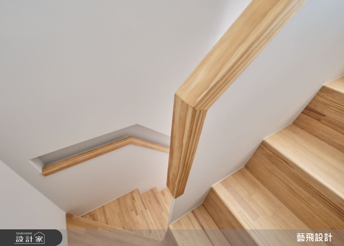 45坪老屋(41~50年)＿北歐風樓梯案例圖片＿藝飛室內設計有限公司＿藝飛_23之13