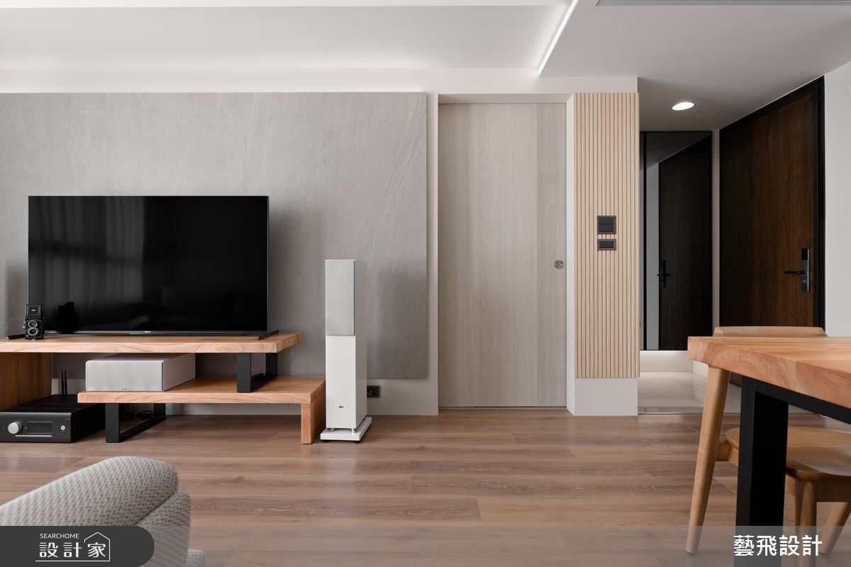 24坪新成屋(5年以下)＿現代風玄關客廳餐廳案例圖片＿藝飛室內設計有限公司＿藝飛_24之4