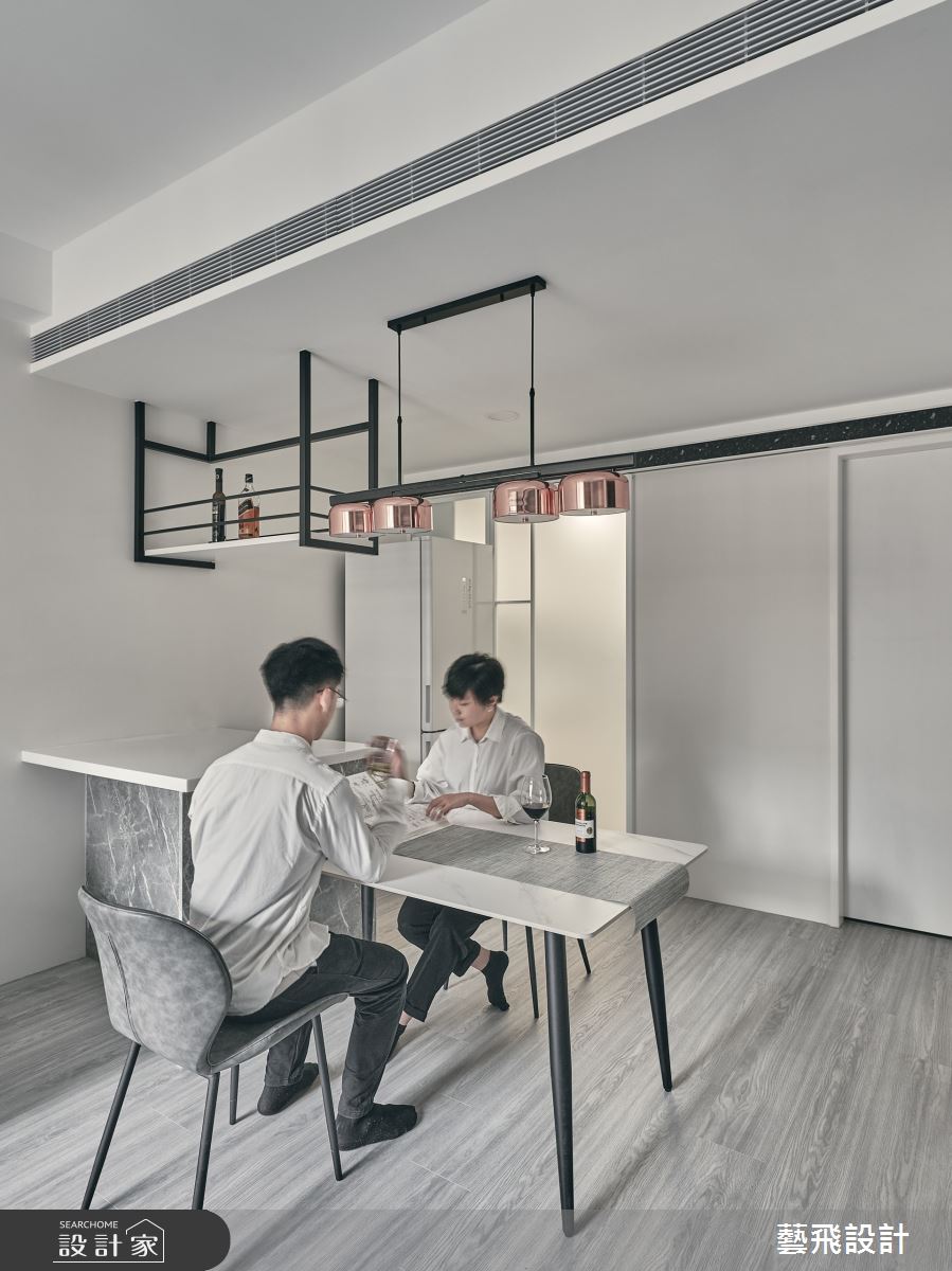 16坪老屋(16~30年)＿現代風餐廳中島案例圖片＿藝飛室內設計有限公司＿藝飛_25之7
