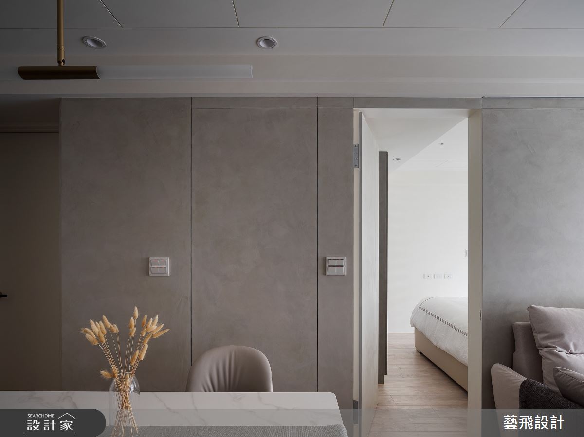 14坪新成屋(5年以下)＿現代風客廳餐廳臥室案例圖片＿藝飛室內設計有限公司＿藝飛_28之6
