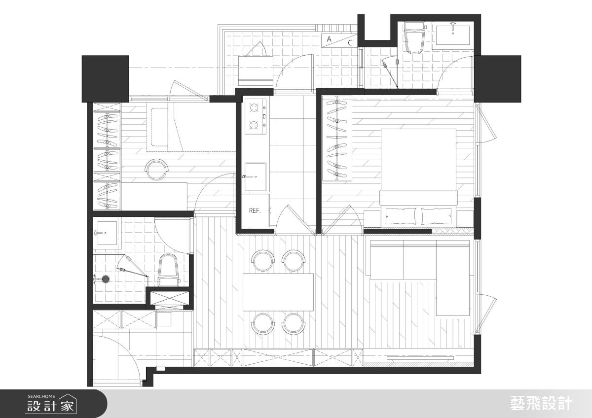14坪新成屋(5年以下)＿現代風案例圖片＿藝飛室內設計有限公司＿藝飛_28之13
